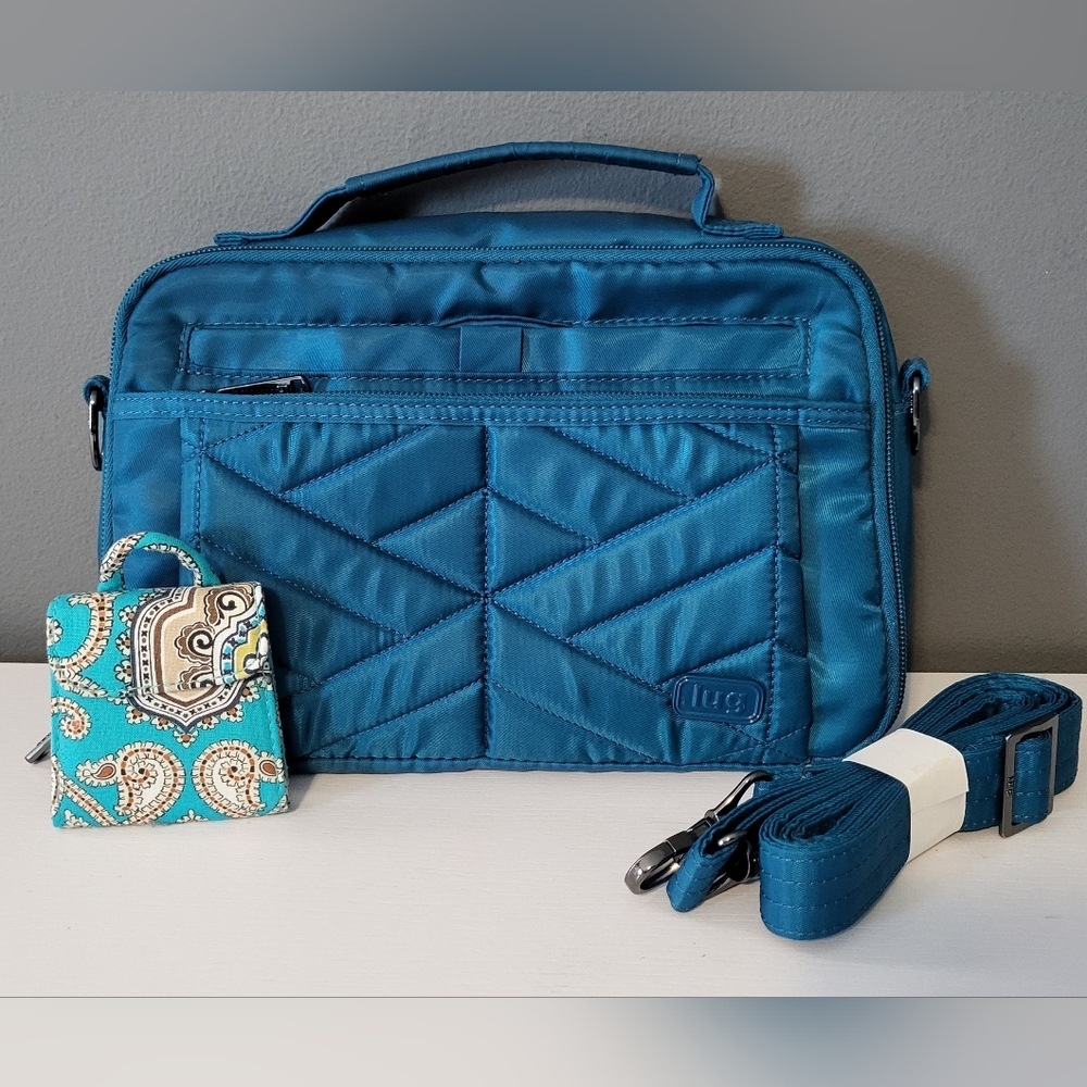 NWOT LUG Scoop Crossbody Purse & Vera Bradley Mirror Compact